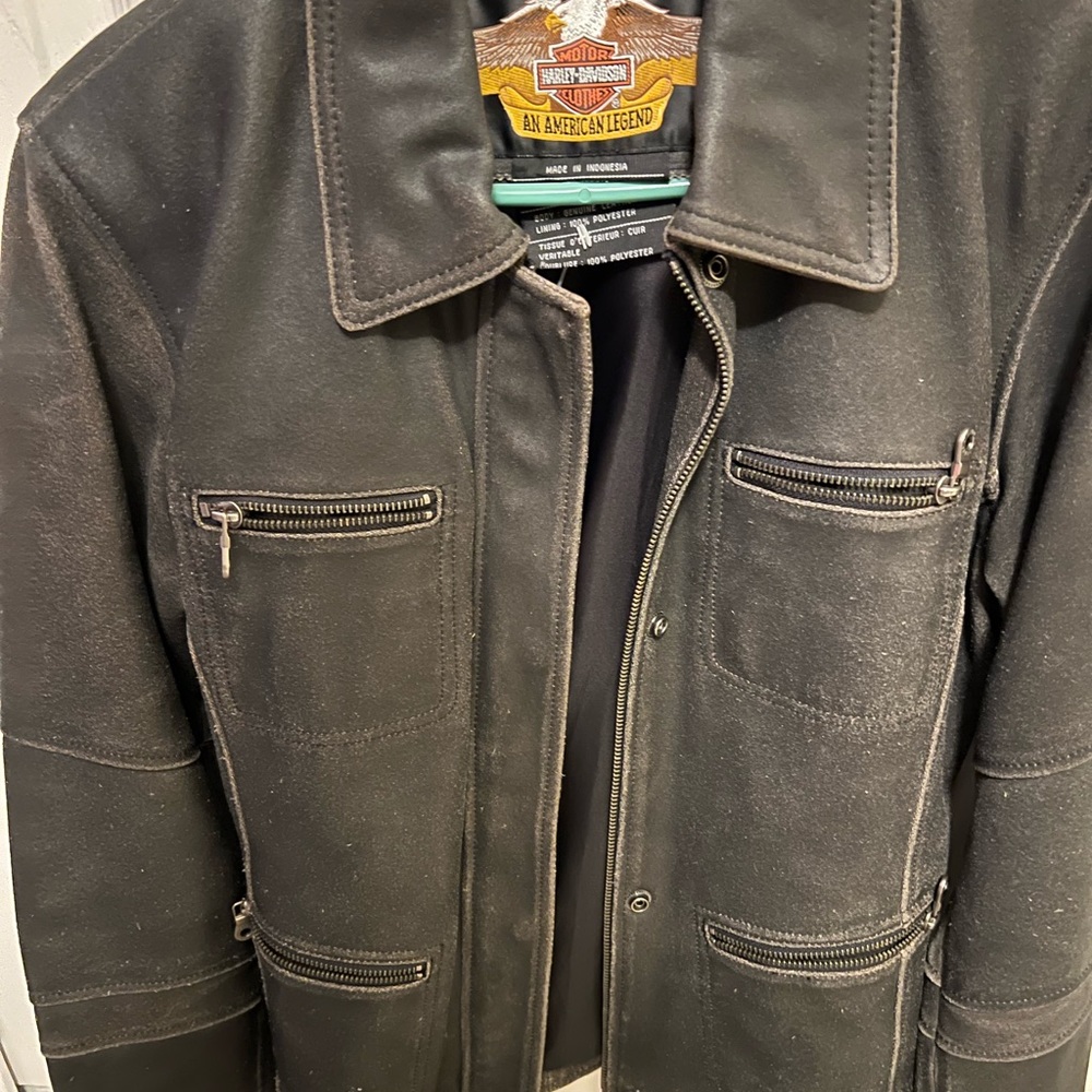 Harley Davidson ladies leather jacket like new size medium